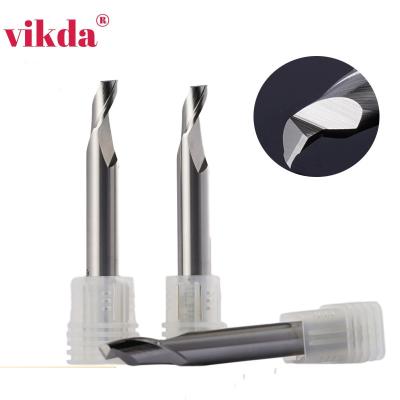 China High Speed Steel CNC Process HSSCo8 Single Flute Milling Cutter 4mm 1 - Flute Milling Cutter CNC Aluminum End Mill en venta