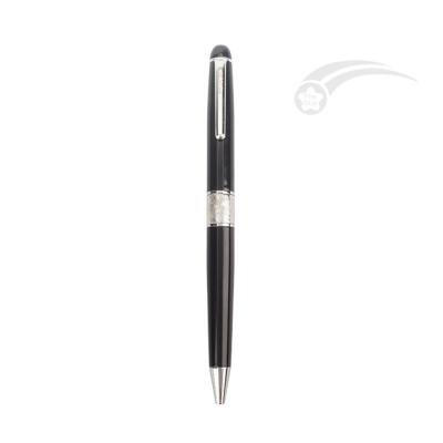 China Space Executive Office Meteorite Fountain Pen Set Black Fountain Pen Gel Ink Type for sale