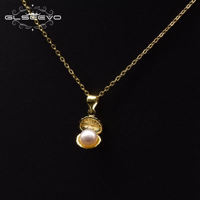 China CLASSIC Natural Pearl 925 Silver Pendant Necklace For Girl Party Gift Fashion Necklace Jewelry for sale