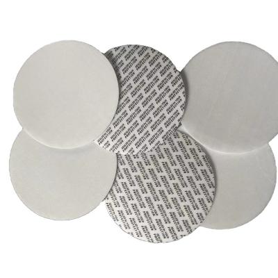 China Non Refillable Pressure Sensitive Self Staining PET PE PP Capsule Pressure Sealing Liner for sale
