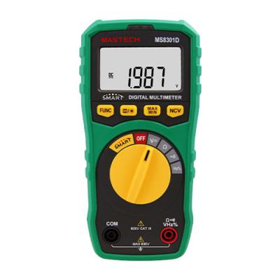 China Mastech MS8301D True RMS Digital Multimeter With NCV LCD Screen MS8301DCBGLO for sale