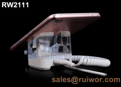 Chine Présentoir en plastique acrylique de degré de sécurité de téléphone portable, anti câble de vol de téléphone portable à vendre