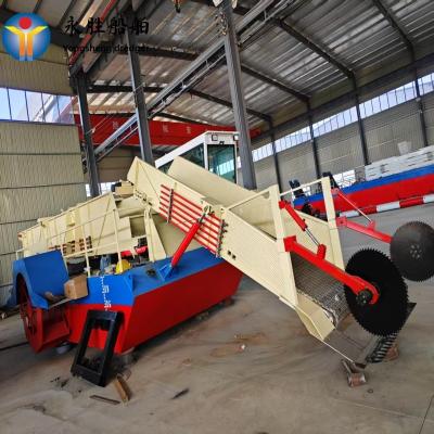 China Mini Efficient Aquatic Weed Harvester Mowing Boat For One Person To Operate for sale