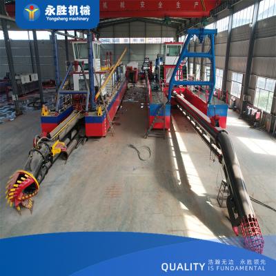 China African 900m3 Dredger de sucção a jato para mineração de areia e ouro em canais fluviais à venda