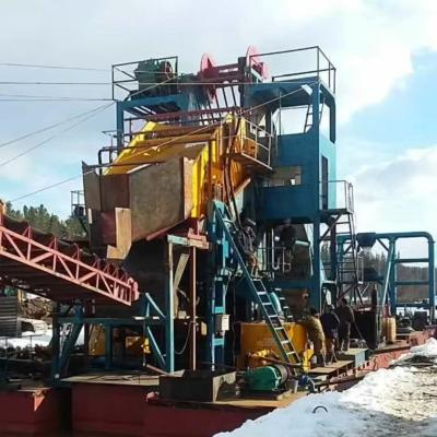 China Dredger de balde de cadeia personalizado para dragagem de ouro à venda