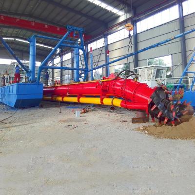 China 500cbm Arbeitsleistung Vollhydraulischer Schneider Saugbagger für Hafenbaggerarbeiten zu verkaufen