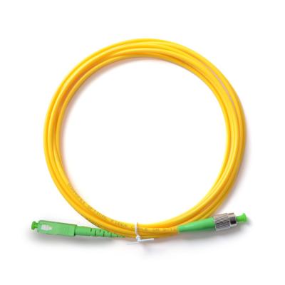 China G652D SC-FC/APC 2.0 3.0mm 3m LSZH Simplex Singlemode Fiber Optic Patch Cord Fiber Optic Patch Cord for sale