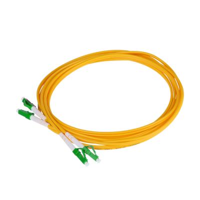 China LC/APC SM Dx 3m 2.0mm Fiber Optic 9/125um Patch Cord Fiber Optic Patch Cord for sale