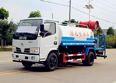 China 5Ton Dongfeng 4 * 2 Wasser Bowser Truck mit Sprayer , 5000 Liter Spray Dust Fall Truck zu verkaufen