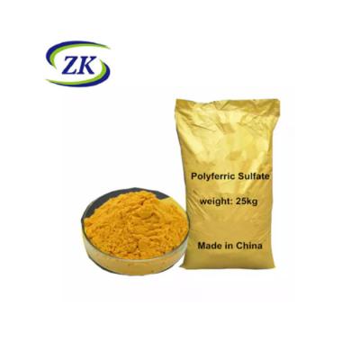 Chine Sulfate ferrique polymérique Pfs Cas de produits chimiques de purification aucun 10028-22-5 à vendre