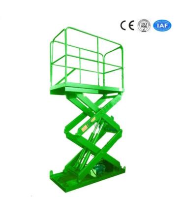 China 8M Lifting Height Customized Stationary Scissor Lift Platforms 4000Kg Loading Capacity for sale