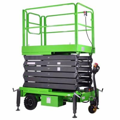 China 14M Small Electric Scissor Lift With Motorized Device Loading Capacity At 450Kg for sale