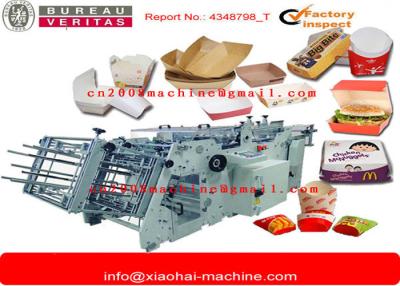 China la máquina para la caja de la hamburguesa, caja de la pizza, caja de la comida en venta