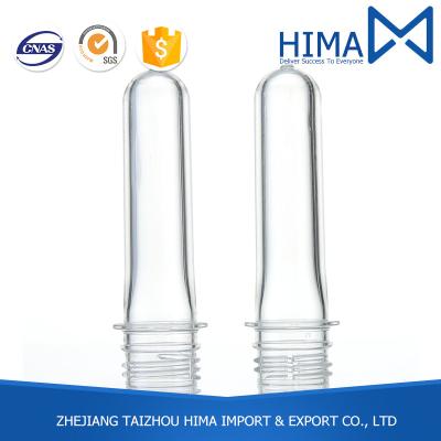 China Juice/CSD/Water High Transparency Color Customized Pet Preform 18 Grams Pco 28Mm for sale