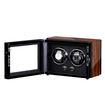 China Wooden Watch Winder Watch Winder With Button Control Flexible Pillow Watch Winder Fashion Luxury Watch Display Box for sale