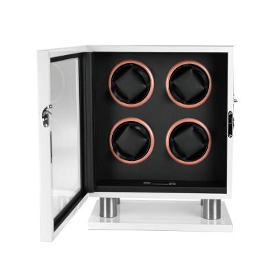 China Watch Winder Eduin Touch Control 4 Slots LCD Watch Winder With Mabuchi Motor for sale