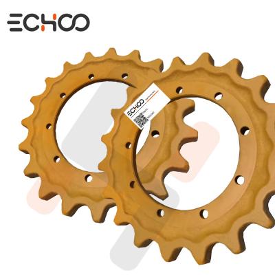 Cina Telaio dell'escavatore di Kobelco del dente per catena KX36 il mini parte la mini ruota dentata di azionamento delle parti dell'escavatore del dente per catena a catena in vendita