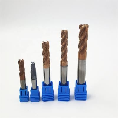 China Milling Tools Maker CNC Milling Tools 4 Flutes Rib Flat Carbide Milling Cutter Carbide End Mill For High Speed Machining for sale
