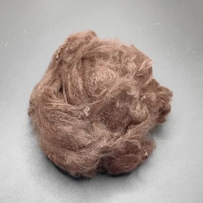 China Natural Color 15D*64mm Recycled Custom Multicolor Polyester Fiber For Yarn for sale