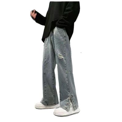 China Breathable Unwashed Selvedge Mens Raw Denim Jeans High Quality Indigo Small Quantity Wholesale Price Style Cotton RED OEM ODM Jeans for sale