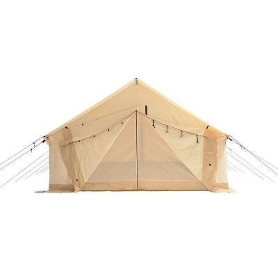 China Camouflage/Field Game Custom Family Party Glamping Tent For 5-10Persons Outdoor Inflatable Waterproof house Tents Camping Tent for Hiking for sale