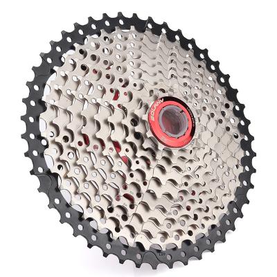 China Aluminum MTB Bike 11-46t 10 Speed Cassette Drop Out Sprockets Mountain Bicycle Parts Compatible for sale