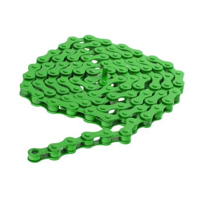 China Mountain Bikes Bikes Chainset Fixed Single Chains 1/2'X 1/8' Speed Track BMX Gear Green Color for sale