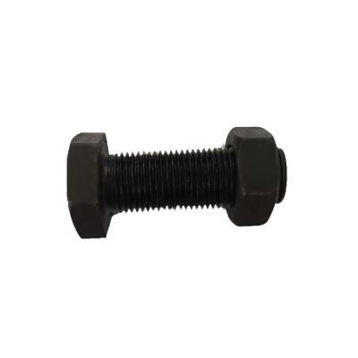 China DIN933 Grade 8.8 Steel Hex Head Bolt With Black Manufacture DIN933 Low Price for sale