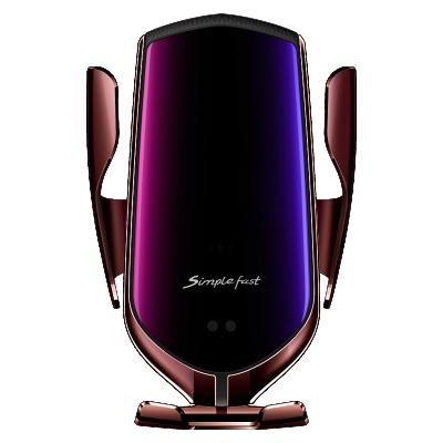 Cina Car Infrared Fast Wireless Charger Sensor 10W R2 Infrared Induction Qi Automatic Fixing Wireless Charger For Huawei in vendita
