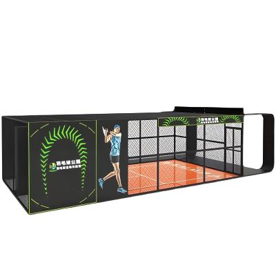 China Grote digitale sportzaal Badminton Baseball Projectie Simulator Decompressie Te koop