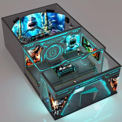 China VR Track Cinema Interactive Digital Projection Theater Simulator for sale