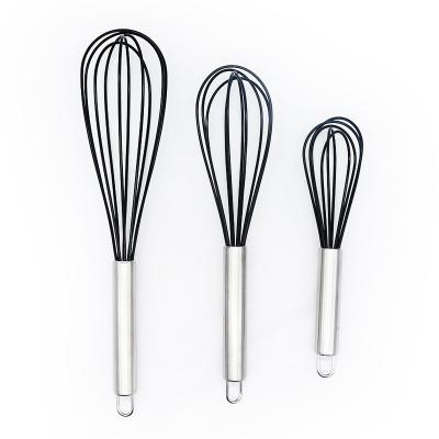 China Herramientas de agitación de huevo de silicona multifunción para la cocina en el hogar 8/10/12 pulgadas de golpeador en venta