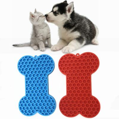 Chine Mat de silicone pour chiens en silicone personnalisé pour une alimentation lente à vendre