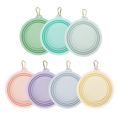Chine Bocal d'eau portable pour animaux de compagnie pliable pliable en silicone pour chien à vendre