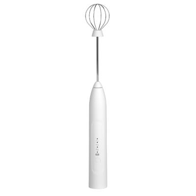 China Multifunctional Handheld Adjustable 3-Speed Mixer Egg Beater Electric Rechargeable Milk Shaker for sale