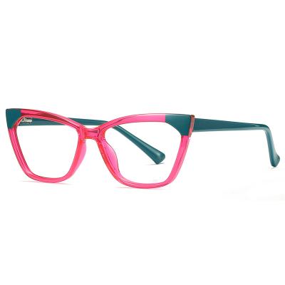 China Fashionable Anti Ray Optical Glasses High Quality Blue Light Glasses Anti Cat Eye Frames Computer Eyewears Blue Light Blocking Glasses for sale