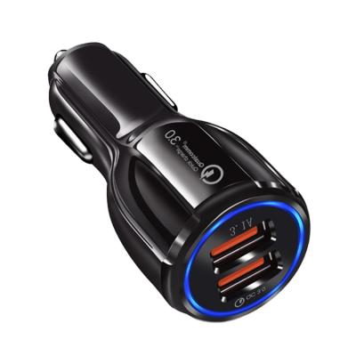 China 2021 New Product QC 3.0 Fast Charging Cell Phone Car Charger For iPhone For Samsung 6A Mini USB Car Charger for sale