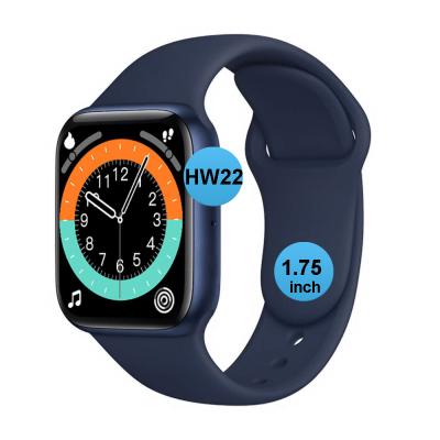 China HW22 Touch Screen Smart Watch Blood Oxygen Monitor Contact Smart Watch Heart Rate Tracker for sale