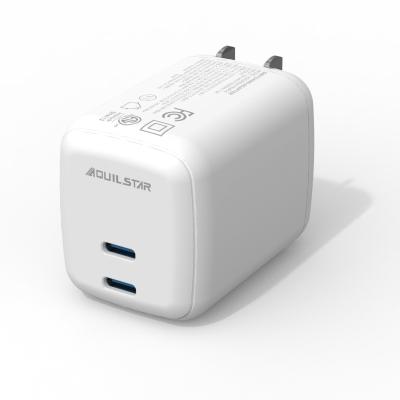 China Universal OEM ODM Hot Selling Factory 65W GaN Phone Charger Fast Type-C USB Charging Palladium QC3.0 Wall Charger EU/UK/US Plug for sale