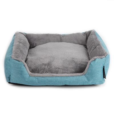 China Wholesale Removable and Washable Viable Warm Plush Cat and Dog Kennel Pet Cat Bed Pet Kennel Dog Nest for sale