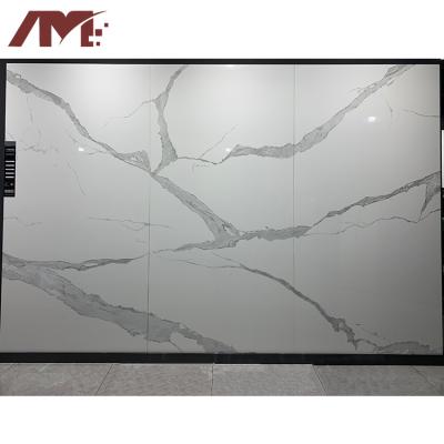 China Modern white three connection sintered marble stone wall for sale