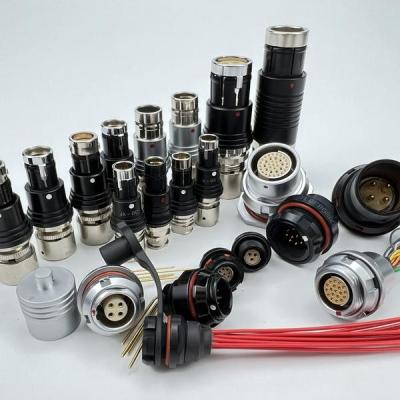 China Montagem de painel Conectores elétricos circulares à prova d'água IP68 500 ciclos de acoplamento à venda