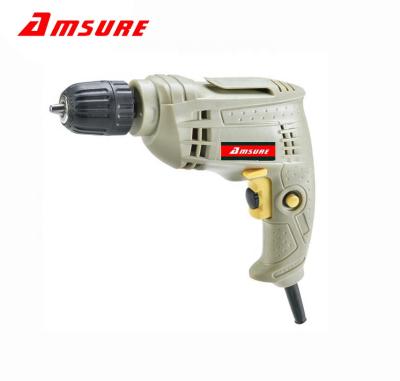 China AMSURE Machine- Quality Industrial Keyless 10MM Chuck 450W Industrial Electric Drill AMED007 for sale