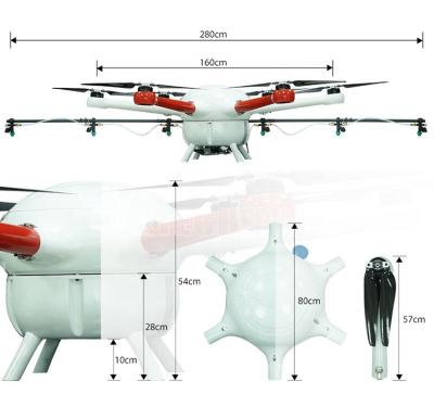 China GAIA 160-AG 18min(4x 6s 16000mah) 1600mm 24kg for sale