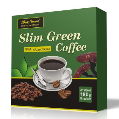 China GMP Factory Supply Free Sample Green Decaffeinated Coffee Bean Extract Powder with lingzhi chiga green coffee slim tea for sale