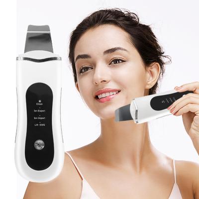 China Wholesale Skin Scrubber Factory DEEP CLEANING Spatula Ultrasonic Peeling Ultrasonic Scrubber For Facial Skin for sale