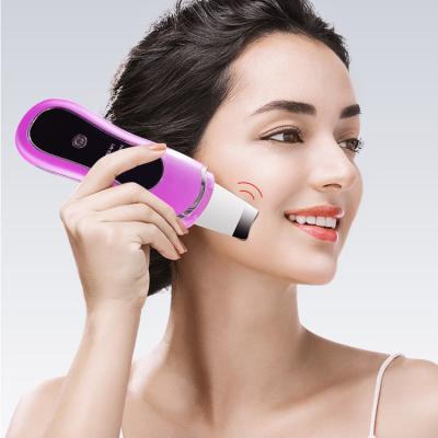 China Wholesale Blackhead Facial Electric Spatula Gold Vibration Skin Massager Ultrasonic Skin Deep Cleansing Scrubber Deep Cleansing Scrubber for sale