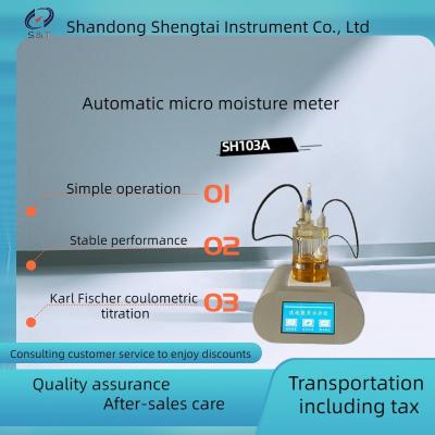 Chine L'appareil de contrôle d'humidité automatique d'huile de transformateur SH103A dosent la méthode générale de Karl Fischer Moisture Tester à vendre