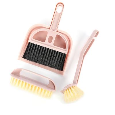 China Sustainable New computer keyboard brush mini car cleaning brush desktop household with dustpan broom WA5229-1 for sale