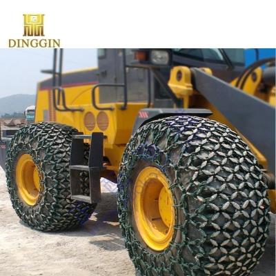 China engineering & Construction Machinery Cast Iron And Forged Cat Wheel Loader Tire /Tire Protection Chain Chain for sale